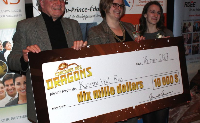 Ghislaine Cormier remporte le prix de 10 000 $ du Concours des dragons!