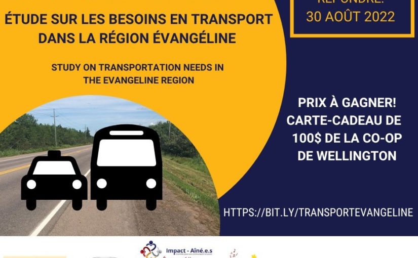 Une étude de faisabilité débute pour la mise en place d’un service de transport dans la région Évangéline