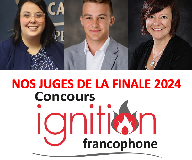 Juges de la finale du Concours Ignition francophone 2024 dévoilés