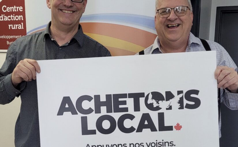 La campagne Achetons local est lancée et le site web est remonté