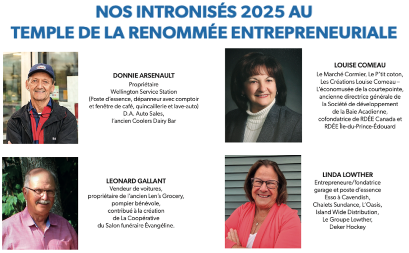 Rencontrez nos intronisés 2025 au Temple de la renommée